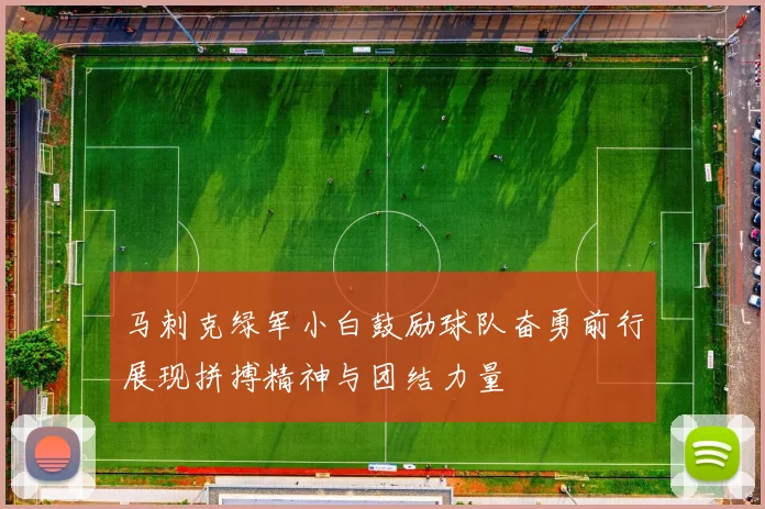 马刺克绿军小白鼓励球队奋勇前行展现拼搏精神与团结力量